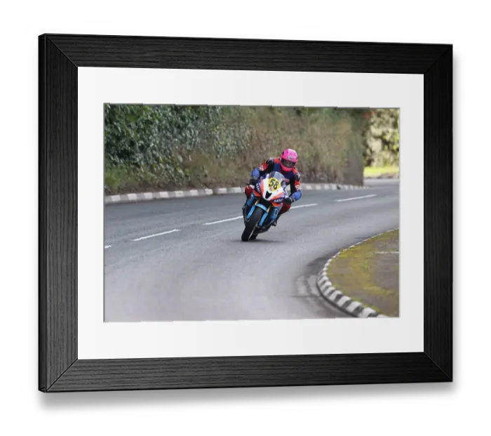 Framed Print : Adam Bauer Honda 2022 Senior Manx Grand Prix Framed Print : Adam Bauer Honda 2022 Senior Manx Grand Prix