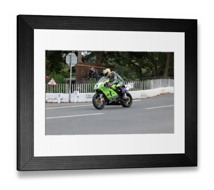 Framed Print : Brian McCormack Kawasaki 2022 Classic Superbike Manx Grand Prix Framed Print : Brian McCormack Kawasaki 2022 Classic Superbike Manx Grand Prix