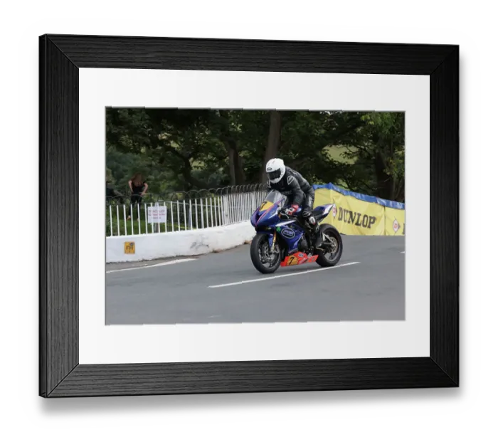 Framed Print : David McConnachy Triumph 2022 Senior Manx Grand Prix Framed Print : David McConnachy Triumph 2022 Senior Manx Grand Prix