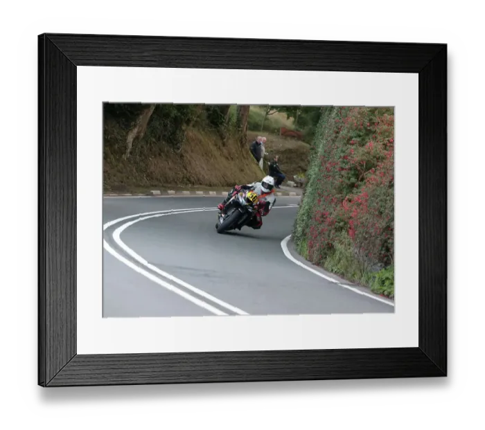 Framed Print : Amalric Blanc Yamaha 2022 Senior Manx Grand Prix Framed Print : Amalric Blanc Yamaha 2022 Senior Manx Grand Prix