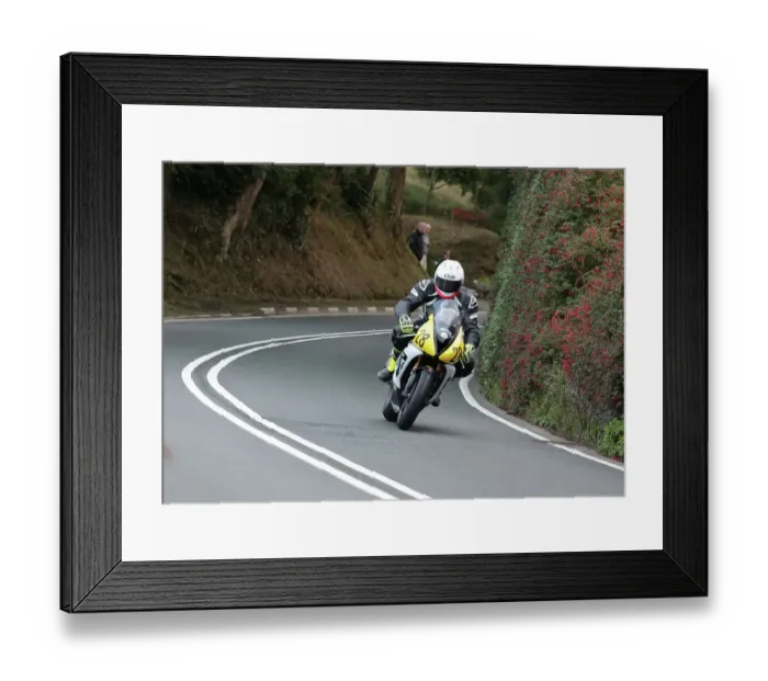 Framed Print : Stuart McCann Triumph 2022 Senior Manx Grand Prix Framed Print : Stuart McCann Triumph 2022 Senior Manx Grand Prix
