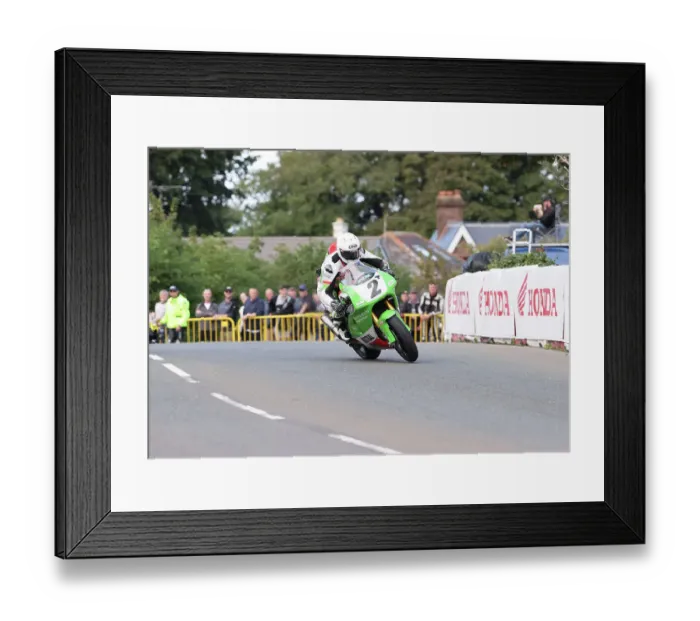 Framed Print : Paul Jordan Kawasaki 2022 ClassicSuperbike Manx Grand Prix Framed Print : Paul Jordan Kawasaki 2022 ClassicSuperbike Manx Grand Prix