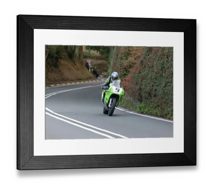 Framed Print : Rob Hodson Kawasaki 2022 Classic Superbike Manx Grand Prix Framed Print : Rob Hodson Kawasaki 2022 Classic Superbike Manx Grand Prix