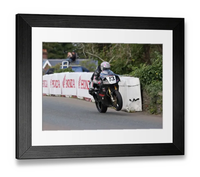 Framed Print : Lee Johnston Honda 2022 Classic Superbike Manx Grand Prix Framed Print : Lee Johnston Honda 2022 Classic Superbike Manx Grand Prix