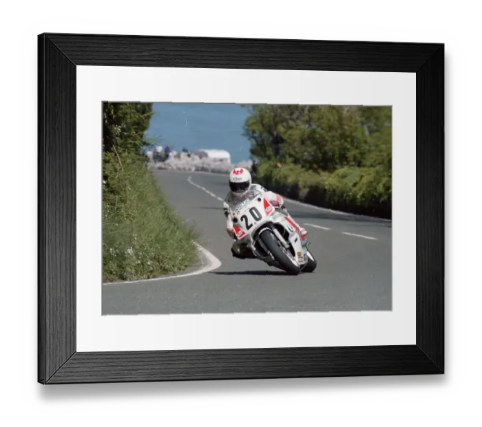 Framed Print : Mark Farmer Yamaha 1991 Formula One TT Framed Print : Mark Farmer Yamaha 1991 Formula One TT