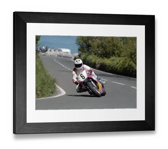 Framed Print : Steve Cull Yamaha 1991 Formula One TT Framed Print : Steve Cull Yamaha 1991 Formula One TT