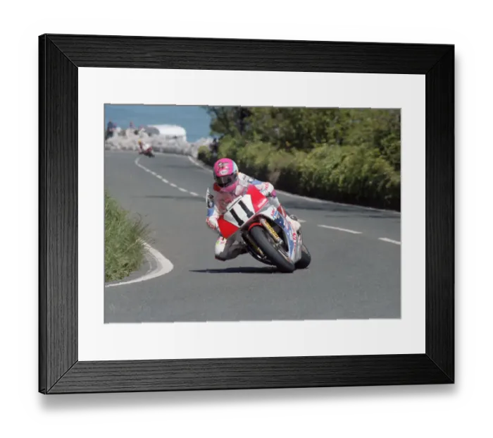 Framed Print : Steve Hislop Honda 1991 Formula One TT Framed Print : Steve Hislop Honda 1991 Formula One TT