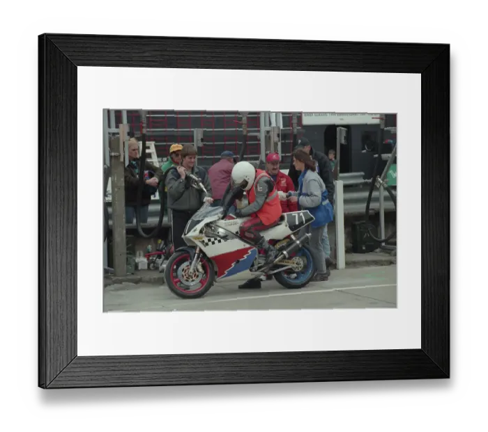 Framed Print : Andrew Marsden Yamaha 1998 Singles TT Framed Print : Andrew Marsden Yamaha 1998 Singles TT