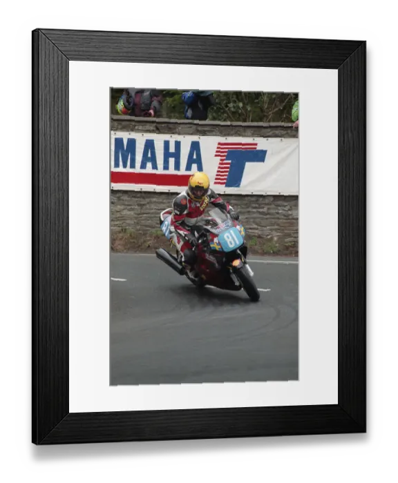 Framed Print : Dan Gustafsson U-Bike Honda 1998 Junior TT Framed Print : Dan Gustafsson U-Bike Honda 1998 Junior TT