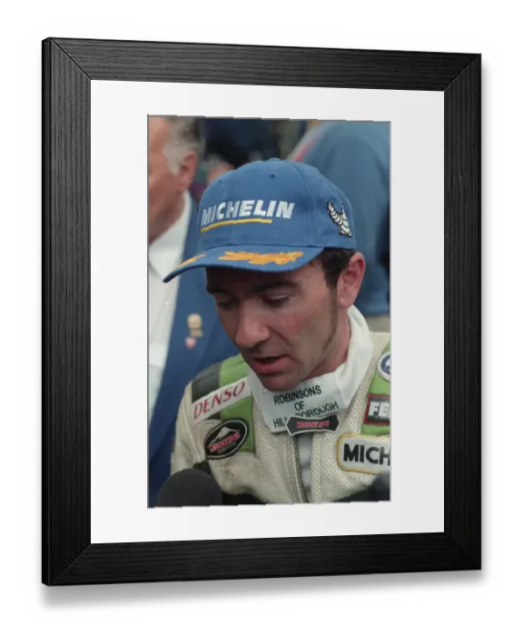 Framed Print : Robert Dunlop 1998 TT