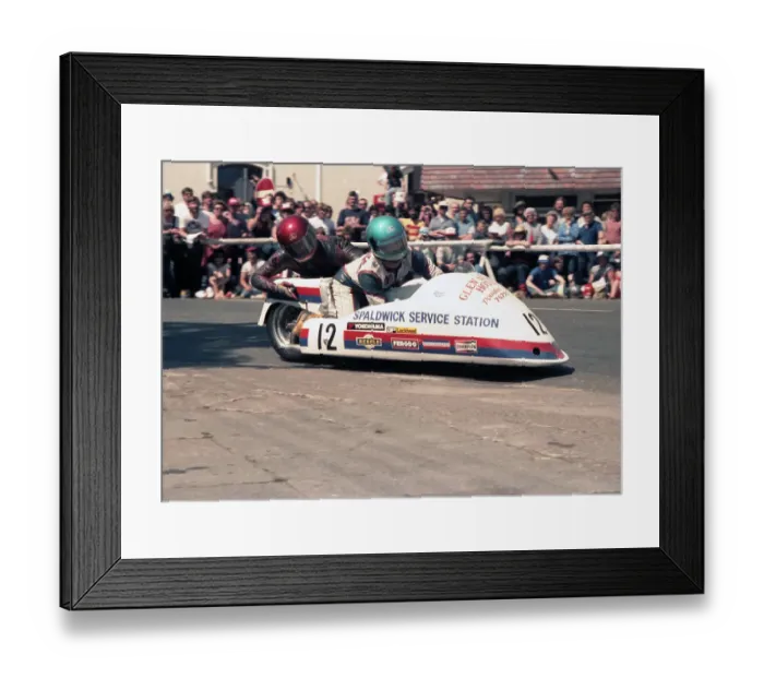 Framed Print : Geoff Rushbrook Geoff Leitch Yamaha 1985 Sidecar TT Framed Print : Geoff Rushbrook Geoff Leitch Yamaha 1985 Sidecar TT