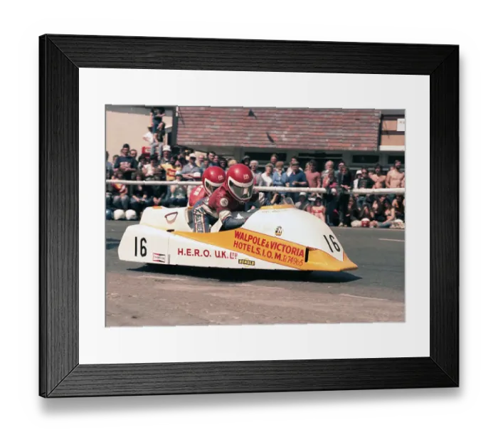 Framed Print : Mick Burcombe Steve Parker Ireson Yamaha 1985 Sidecar TT Framed Print : Mick Burcombe Steve Parker Ireson Yamaha 1985 Sidecar TT