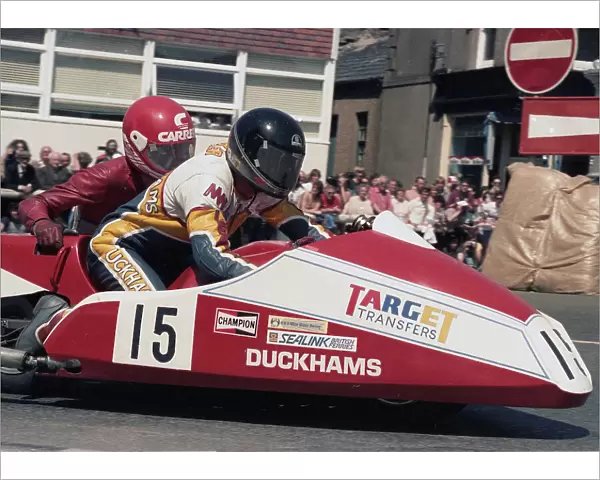 John Barker Nick Cutmore Windle Yamaha 1985 Sidecar TT