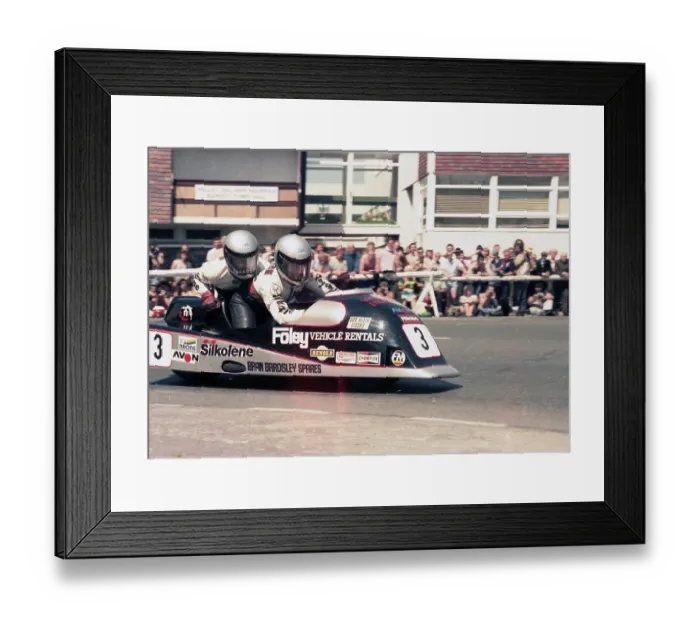 Framed Print : Mick Boddice Chas Birks Ireson Yamaha 1985 Sidecar TT Framed Print : Mick Boddice Chas Birks Ireson Yamaha 1985 Sidecar TT