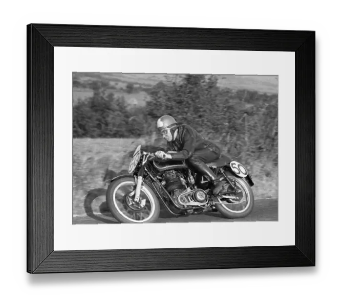 Framed Print : Wilson Ferguson (AJS) 1955 Junior Ulster Grand Prix Framed Print : Wilson Ferguson (AJS) 1955 Junior Ulster Grand Prix