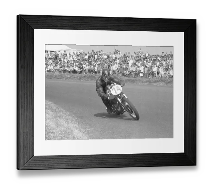 Framed Print : Barry Stormont (BSA) 1955 Senior Ulster Grand Prix Framed Print : Barry Stormont (BSA) 1955 Senior Ulster Grand Prix