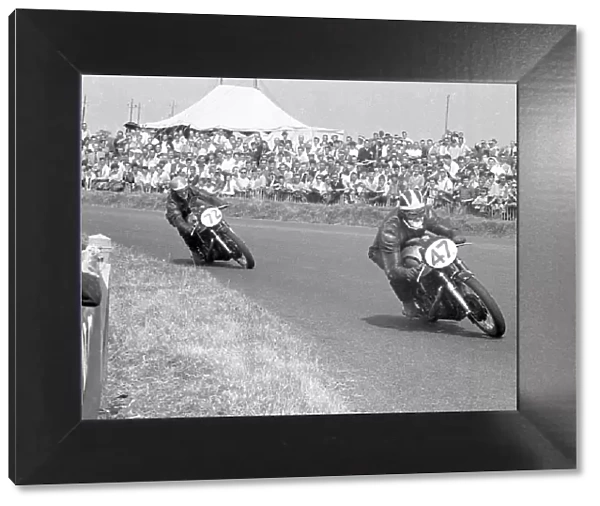 Wilf Herron (Norton) & Percy Tait (Norton) 1955 Senior Ulster Grand Prix