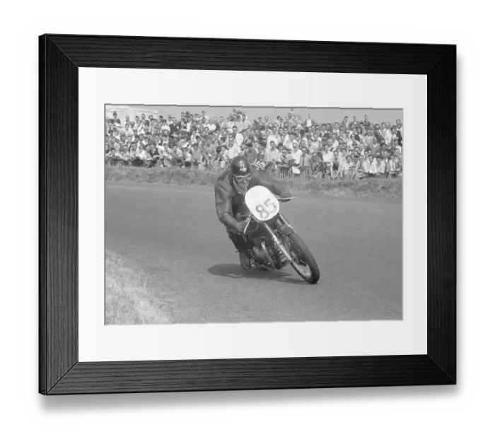Framed Print : Fred Cook (Matchless) 1955 Senior Ulster Grand Prix Framed Print : Fred Cook (Matchless) 1955 Senior Ulster Grand Prix