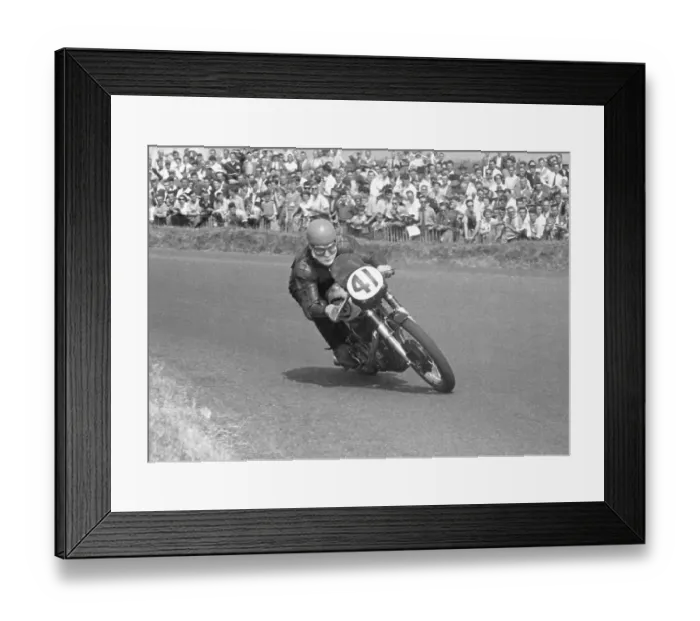 Framed Print : Jack Brett (Norton) 1955 Senior Ulster Grand Prix Framed Print : Jack Brett (Norton) 1955 Senior Ulster Grand Prix