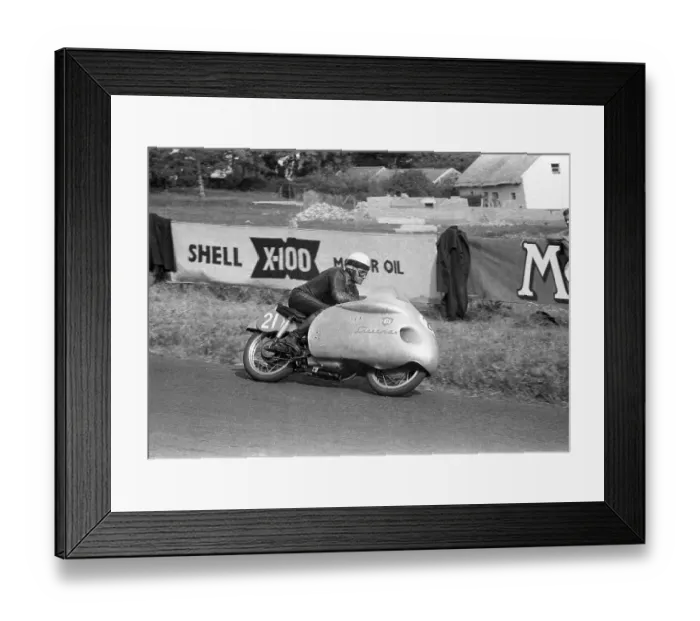 Framed Print : Hermann-Paul Muller (NSU) 1955 Lightweight Ulster Grand Prix Framed Print : Hermann-Paul Muller (NSU) 1955 Lightweight Ulster Grand Prix