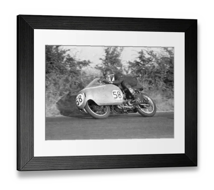 Framed Print : George Murphy (AJS) 1955 Junior Ulster Grand Prix Framed Print : George Murphy (AJS) 1955 Junior Ulster Grand Prix