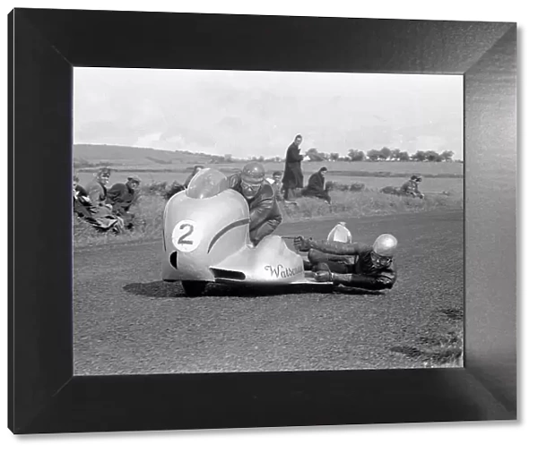 Eric Oliver & Les Nutt (Norton) 1954 Sidecar Ulster Grand Prix