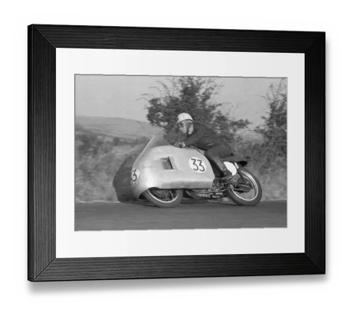 Framed Print : Bob McIntyre (Norton) 1955 Junior Ulster Grand Prix Framed Print : Bob McIntyre (Norton) 1955 Junior Ulster Grand Prix