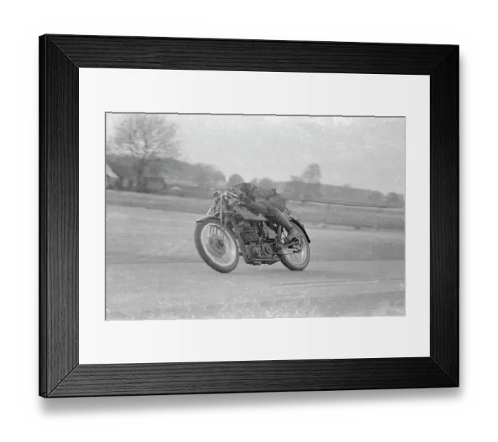 Framed Print : Bertie Goodman Velocette 1952 Framed Print : Bertie Goodman Velocette 1952