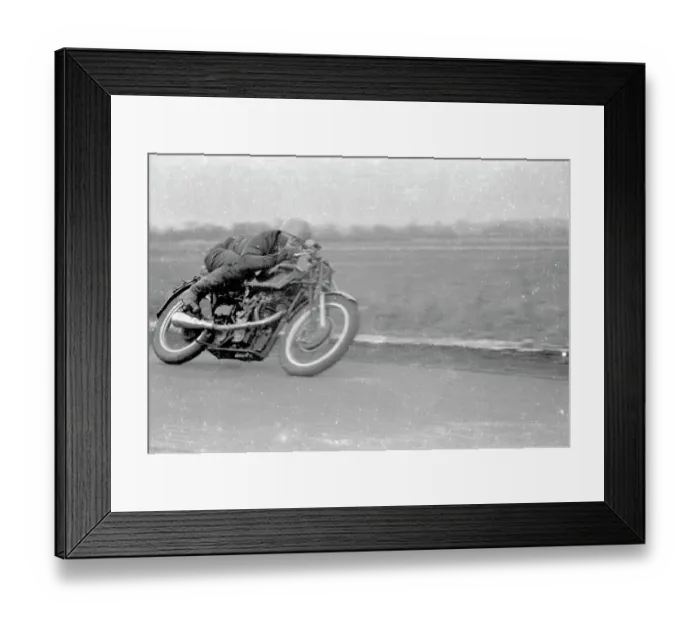 Framed Print : Berie Goodman Velocette 1952 Framed Print : Berie Goodman Velocette 1952