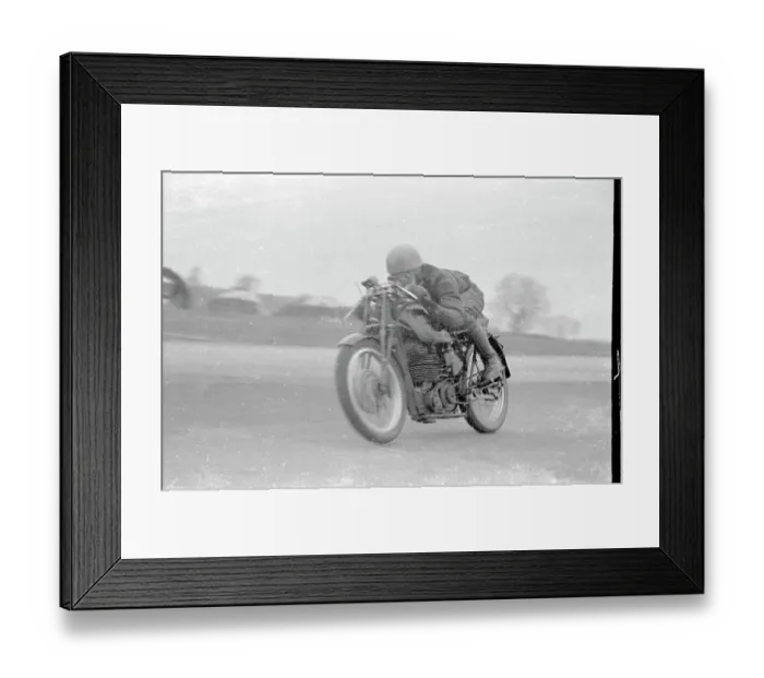 Framed Print : Bertie Goodman Velocette 1952 Framed Print : Bertie Goodman Velocette 1952