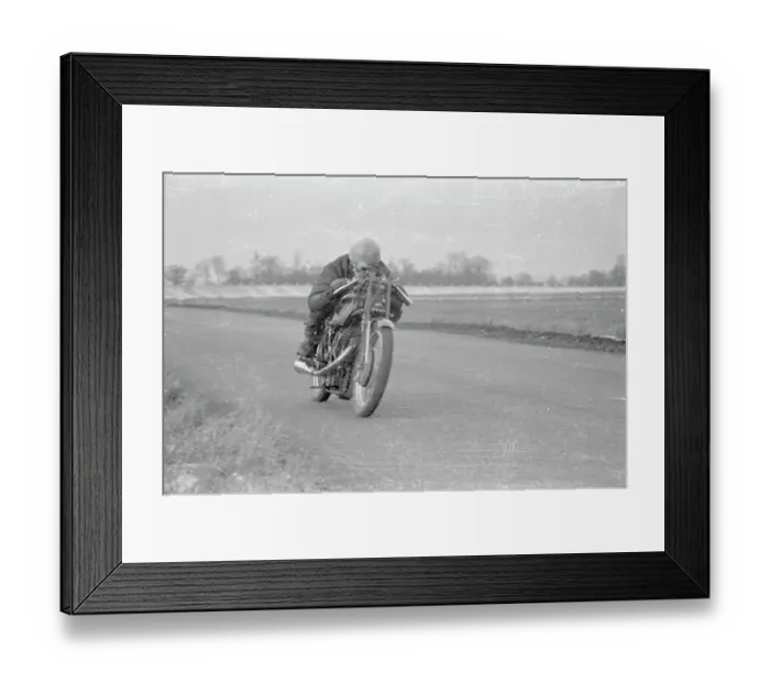 Framed Print : Bertie Goodman Velocette 1952 Framed Print : Bertie Goodman Velocette 1952