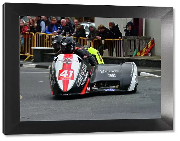 Colin Buckley Robin Shorter Carl Cox F2 2015 Sidecar TT