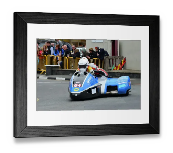 Framed Print : Peter Founds Jason O'Connor LCR Suzuki 2015 Sidecar TT Framed Print : Peter Founds Jason O'Connor LCR Suzuki 2015 Sidecar TT