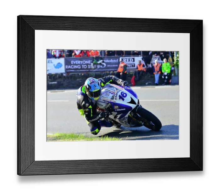 Framed Print : David Johnson Triumph 2015 Supersport TT Framed Print : David Johnson Triumph 2015 Supersport TT
