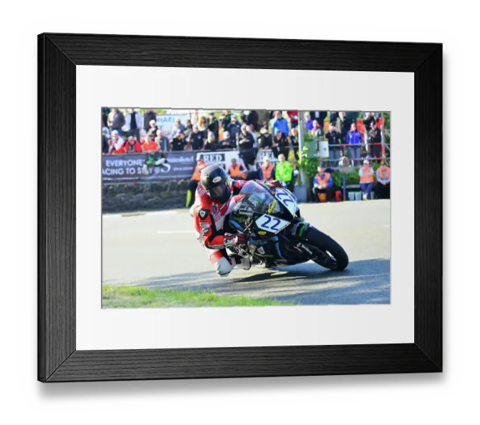 Framed Print : James Cowton Honda 2015 Supersport TT Framed Print : James Cowton Honda 2015 Supersport TT