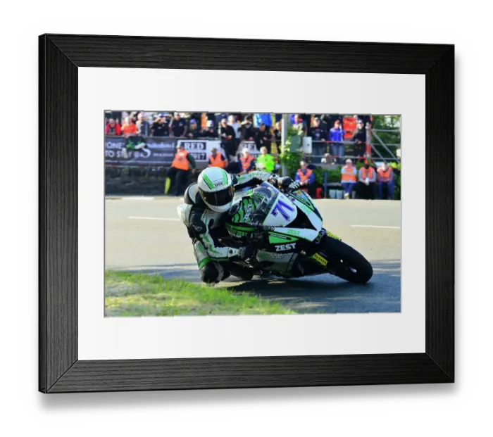 Framed Print : Frank Gallagher Kawasaki 2015 Supersport TT Framed Print : Frank Gallagher Kawasaki 2015 Supersport TT