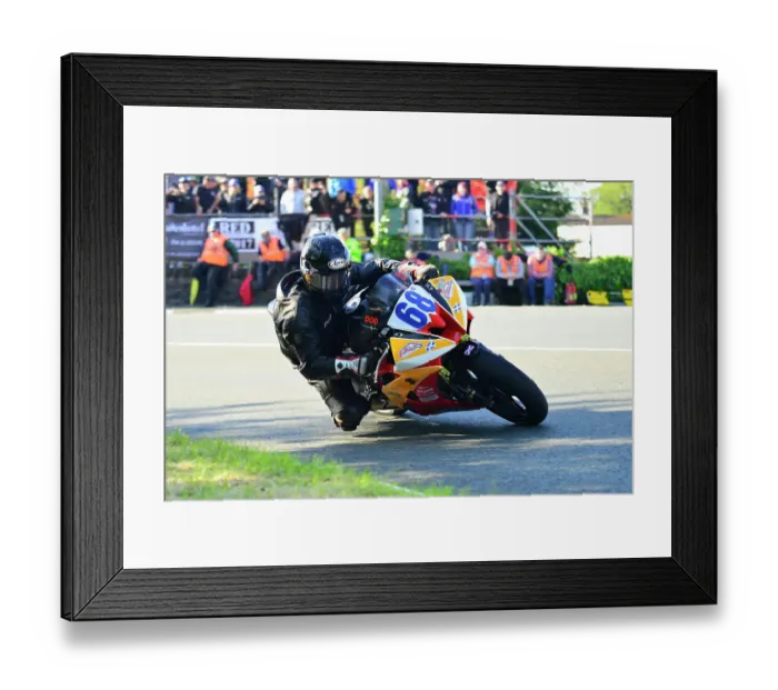 Framed Print : George Spence Yamaha 2015 Supersport TT Framed Print : George Spence Yamaha 2015 Supersport TT