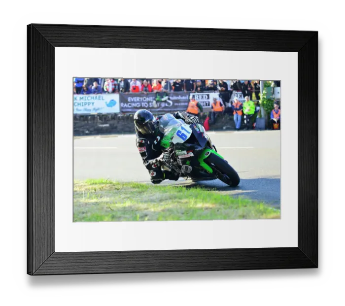 Framed Print : James Neesom Kawasaki 2015 Supersport TT Framed Print : James Neesom Kawasaki 2015 Supersport TT