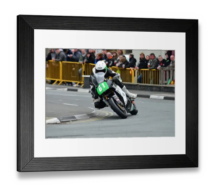 Framed Print : Billy Cummins Kawasaki 2015 Lightweight TT Framed Print : Billy Cummins Kawasaki 2015 Lightweight TT