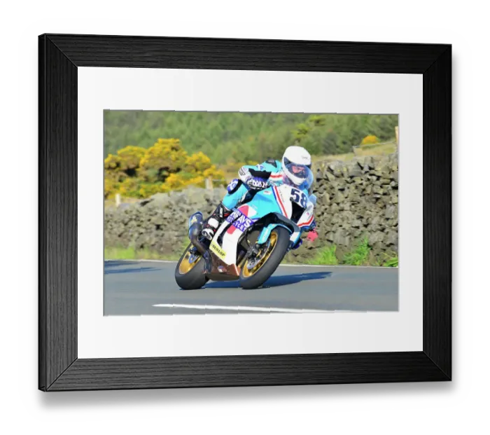 Framed Print : Andy Lawson Kawasaki 2015 Senior TT Framed Print : Andy Lawson Kawasaki 2015 Senior TT