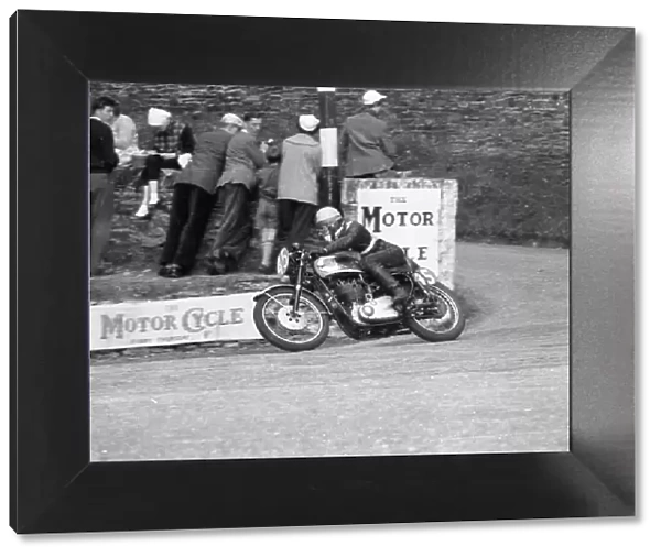 Derek Woodman BSA 1956 Junior Manx Grand Prix