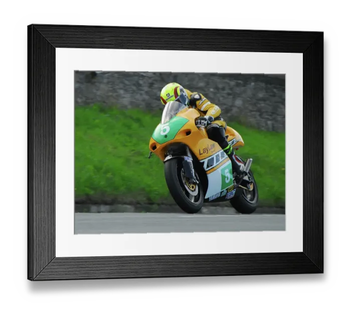 Framed Print : Ian Lougher Yamaha 2018 Lightweight Classic TT Framed Print : Ian Lougher Yamaha 2018 Lightweight Classic TT