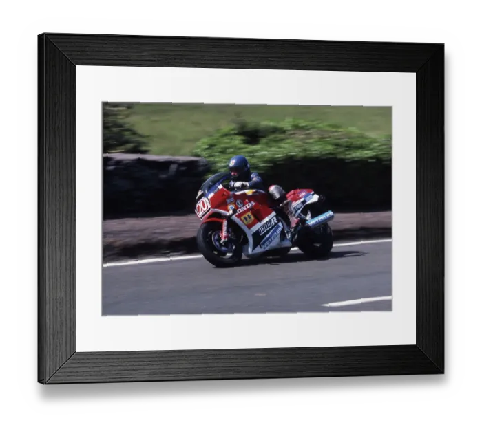 Framed Print : Peter Linden Honda 1984 Production TT Framed Print : Peter Linden Honda 1984 Production TT