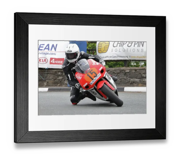 Framed Print : Gary Vines Honda 2018 Pre TT Classic Framed Print : Gary Vines Honda 2018 Pre TT Classic