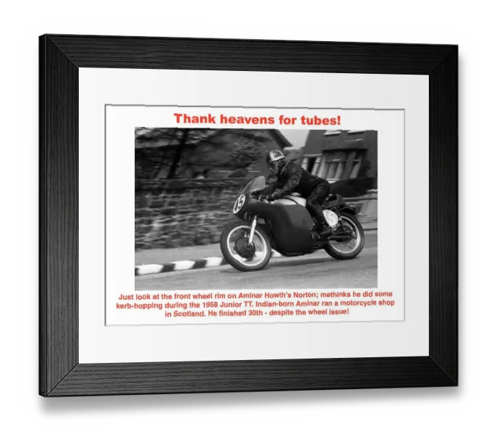 Framed Print : EX 1958 Howth wheel Framed Print : EX 1958 Howth wheel