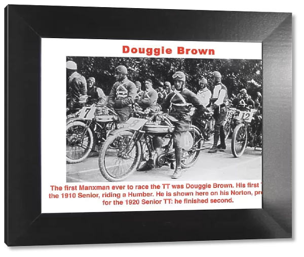 Douggie Brown Norton 1920 Senior TT
