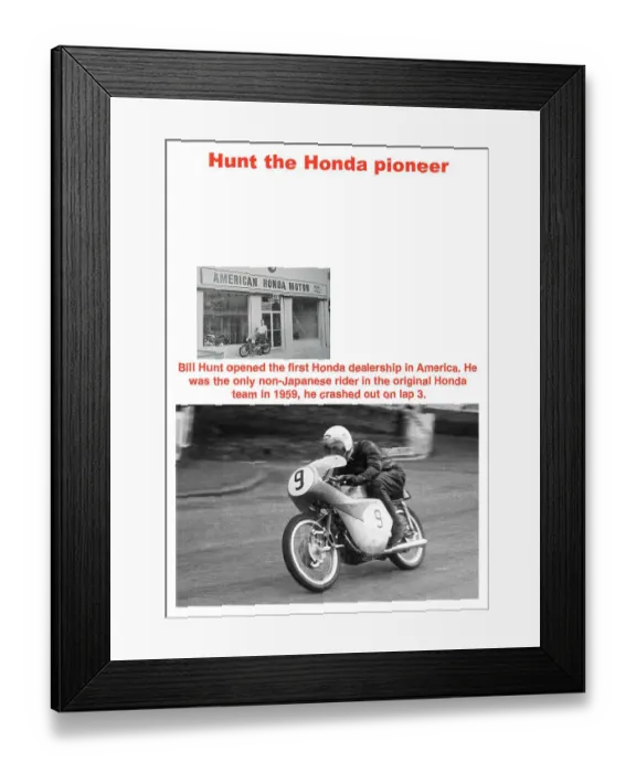 Framed Print : EX 1958 Hunt garage Framed Print : EX 1958 Hunt garage