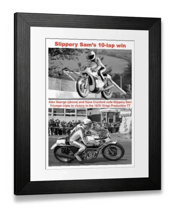 Framed Print : EX 1975 George Croxford