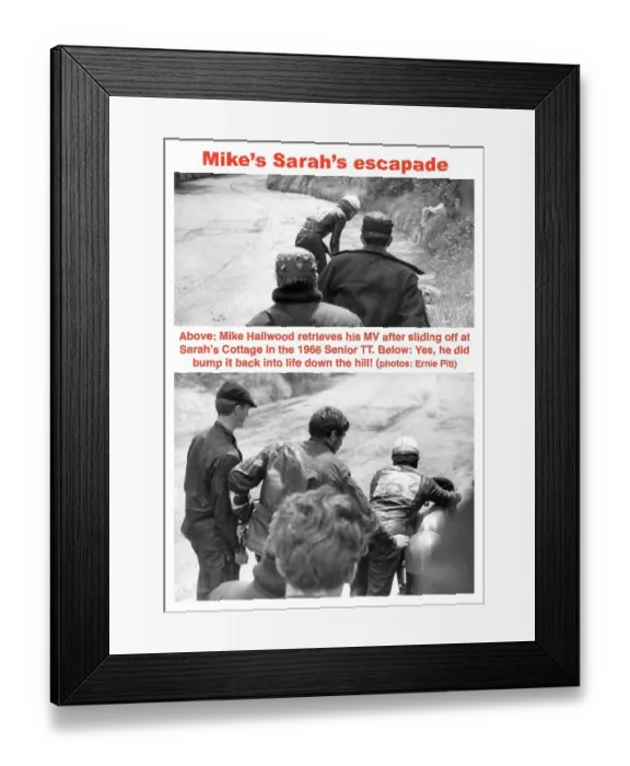 Framed Print : EX 1966 Hailwood off Framed Print : EX 1966 Hailwood off