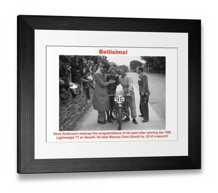 Framed Print : EX 1950 Ambrosini Benelli Framed Print : EX 1950 Ambrosini Benelli